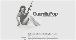 Desktop Screenshot of guerrillapop.com