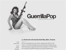 Tablet Screenshot of guerrillapop.com